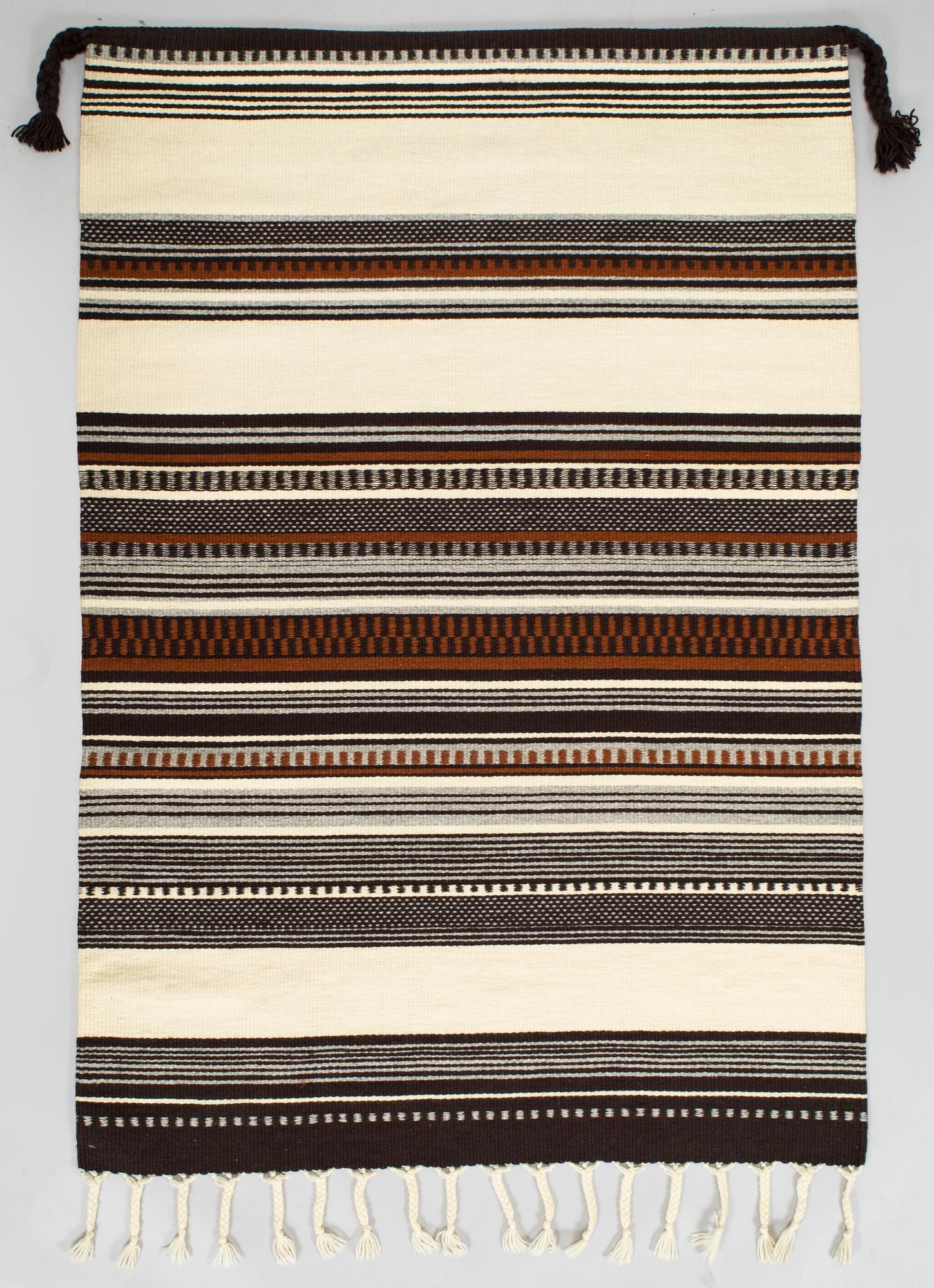 Elsa Montell-Saanio, a Raanu textile 'A bear’s hibernation' from Lapland. Ca 140 x 97 cm.