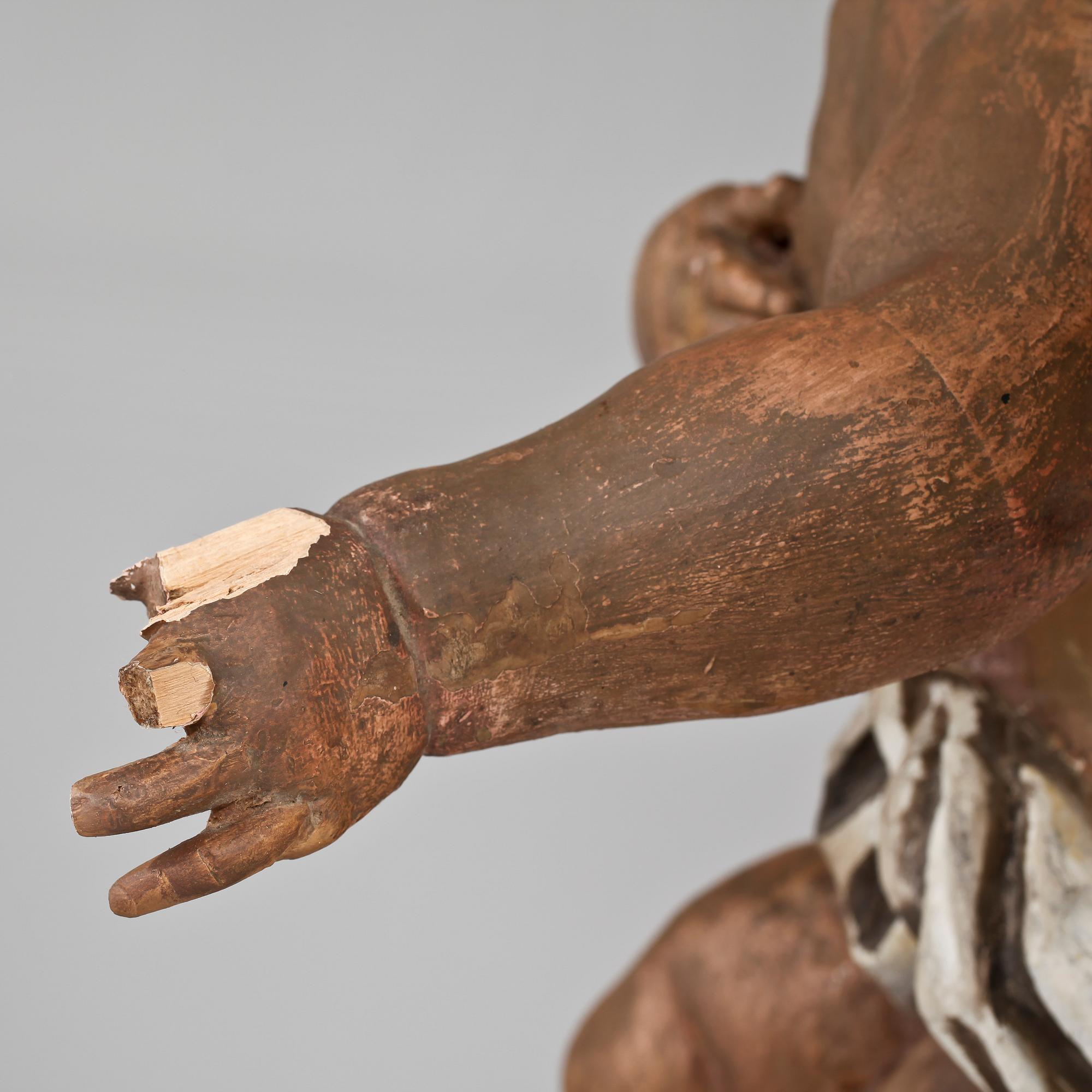 SKULPTUR, barock/barockstil, delvis 1700-tal.