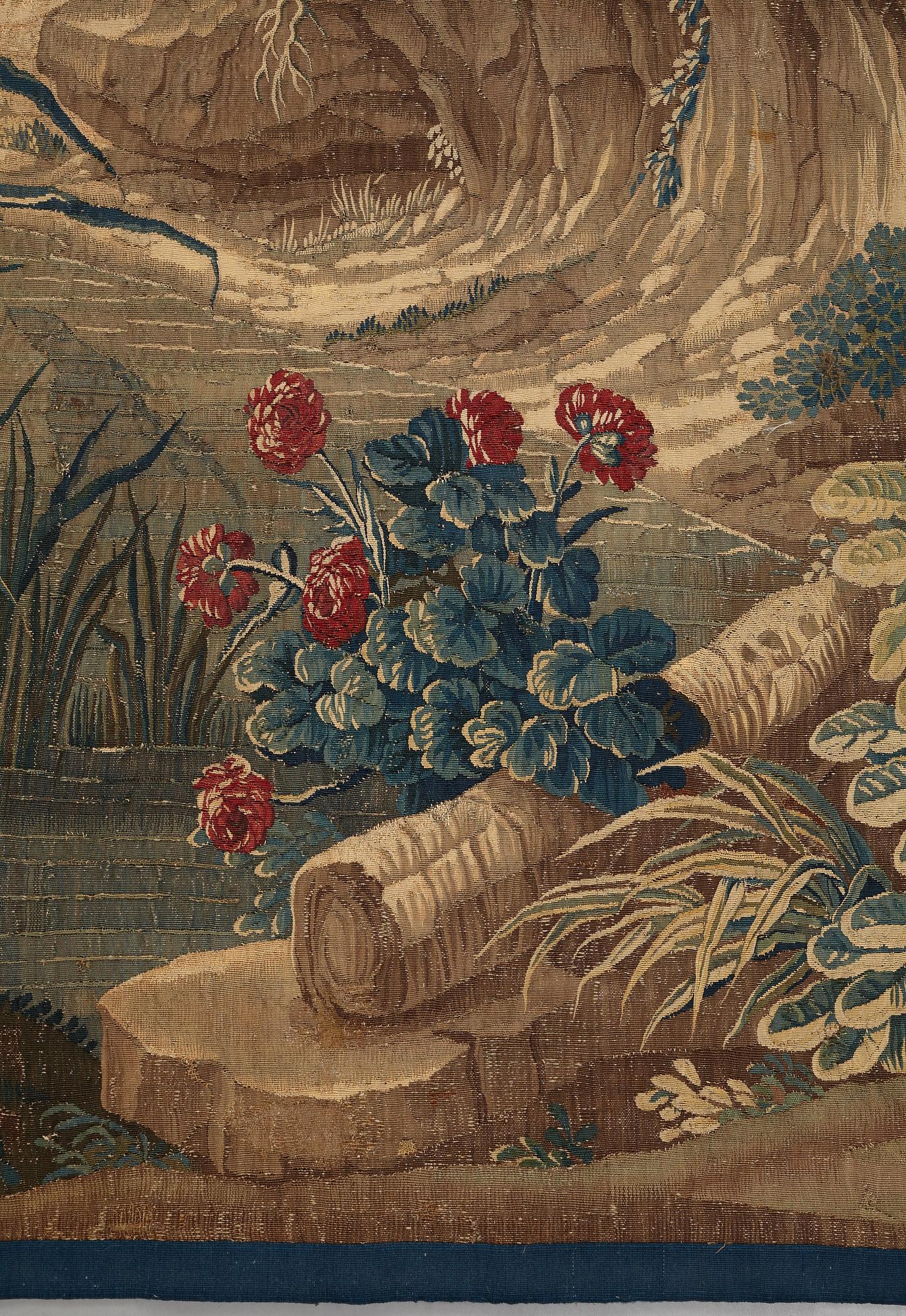 Vävd tapet, "Verdure", gobelängteknik, ca 236,5-238,5 x 290-294,5 cm, Manufacture Royale d'Aubusson,