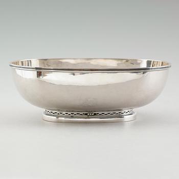 SKÅL, sterlingsilver, Helge Lindgren, K Andersson, Stockholm 1947. Vikt 724 g.