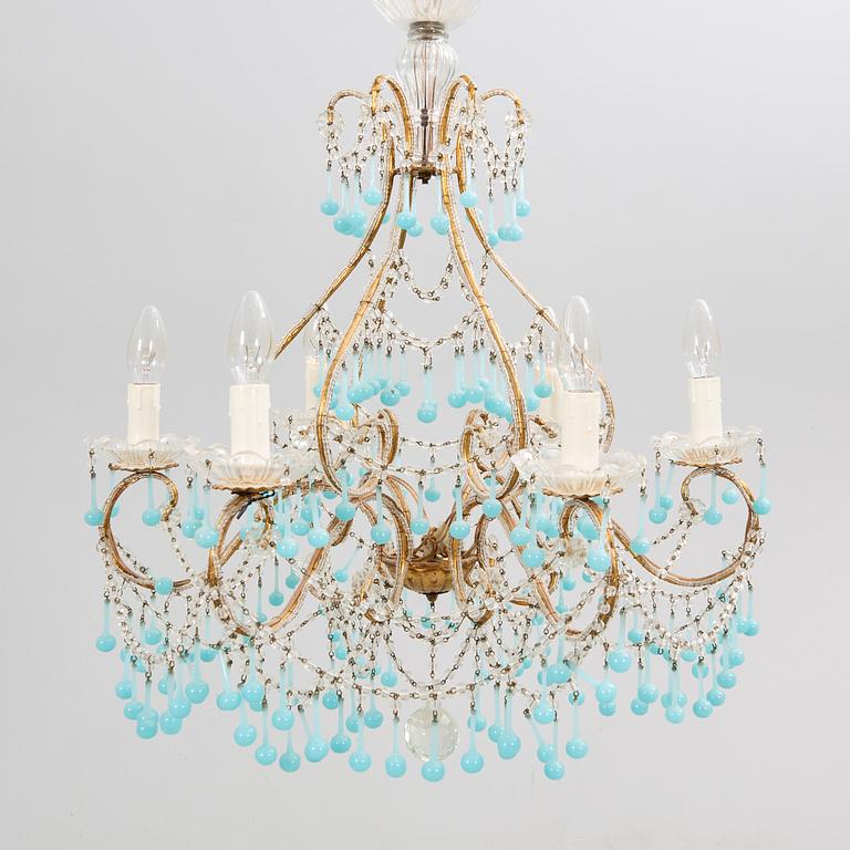 An Italian later 20th century chandelier.