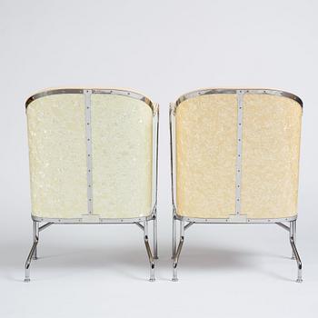 Mats Theselius, a pair of 'Star' easy chairs, ed. 356 and 163/360 , Källemo, Värnamo, Sweden post 2009.