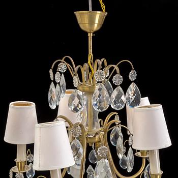 A CHANDELIER, rococo-style, 20th century.