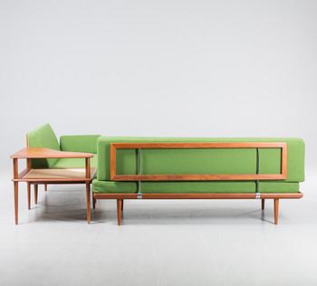 SOFFGRUPP, 3 delar, "Minerva", Peter Hvidt och Orla Mölgaard- Nielsen, France & Son, Danmark, 1950-tal.