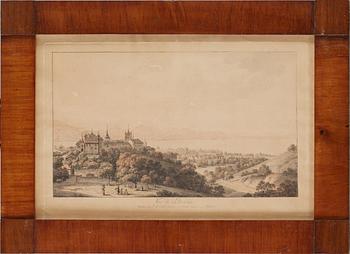 Johann Ludwig Aberli, "Vûe de Lausanne"; "Vûe du Village et du Lac de Brientz"; "La Vallé Oberhasli" (3).