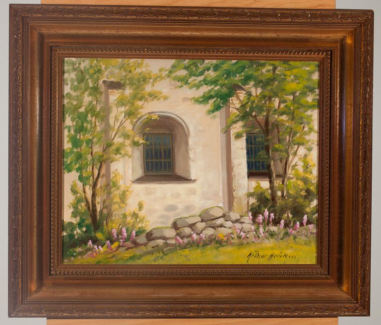 ARTHUR HEICKELL, olja på duk, signerad.