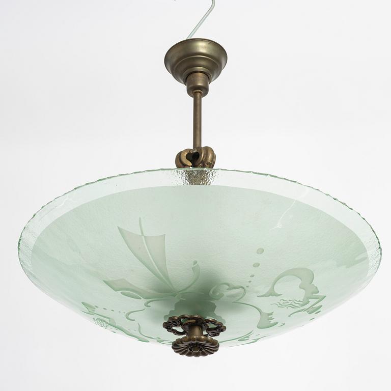 Ceiling lamp, first half of the 20th century.