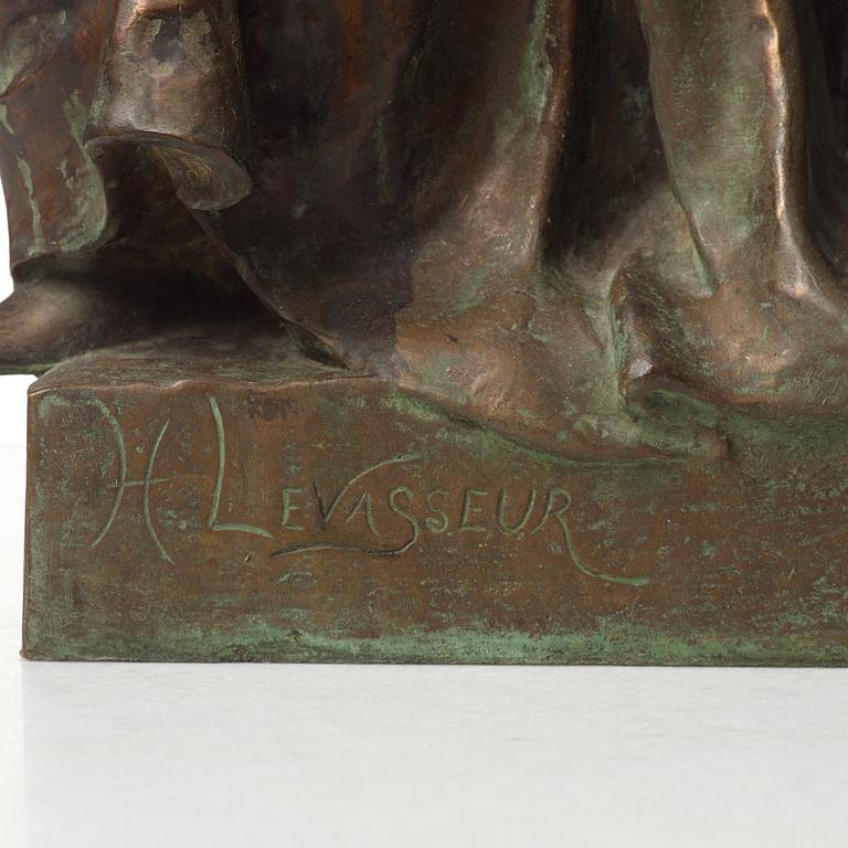 Henri Louis Levasseur, HENRI LOUIS LEVASSEUR, sculpture, signed. bronze, height 99 cm.