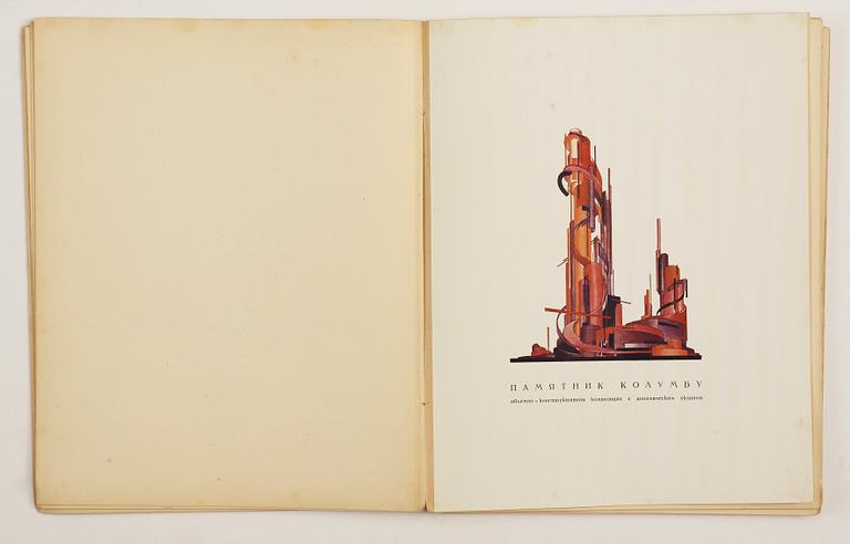 BOK, The Basics of Contemporary Architecture, Jakob Chernikhov, Society of Leningrad Architects, Leningrad, 1930.