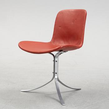 A 'PK-9* chair by Poul Kjaerholm for Fritz Hansen, Denmark, 1990.