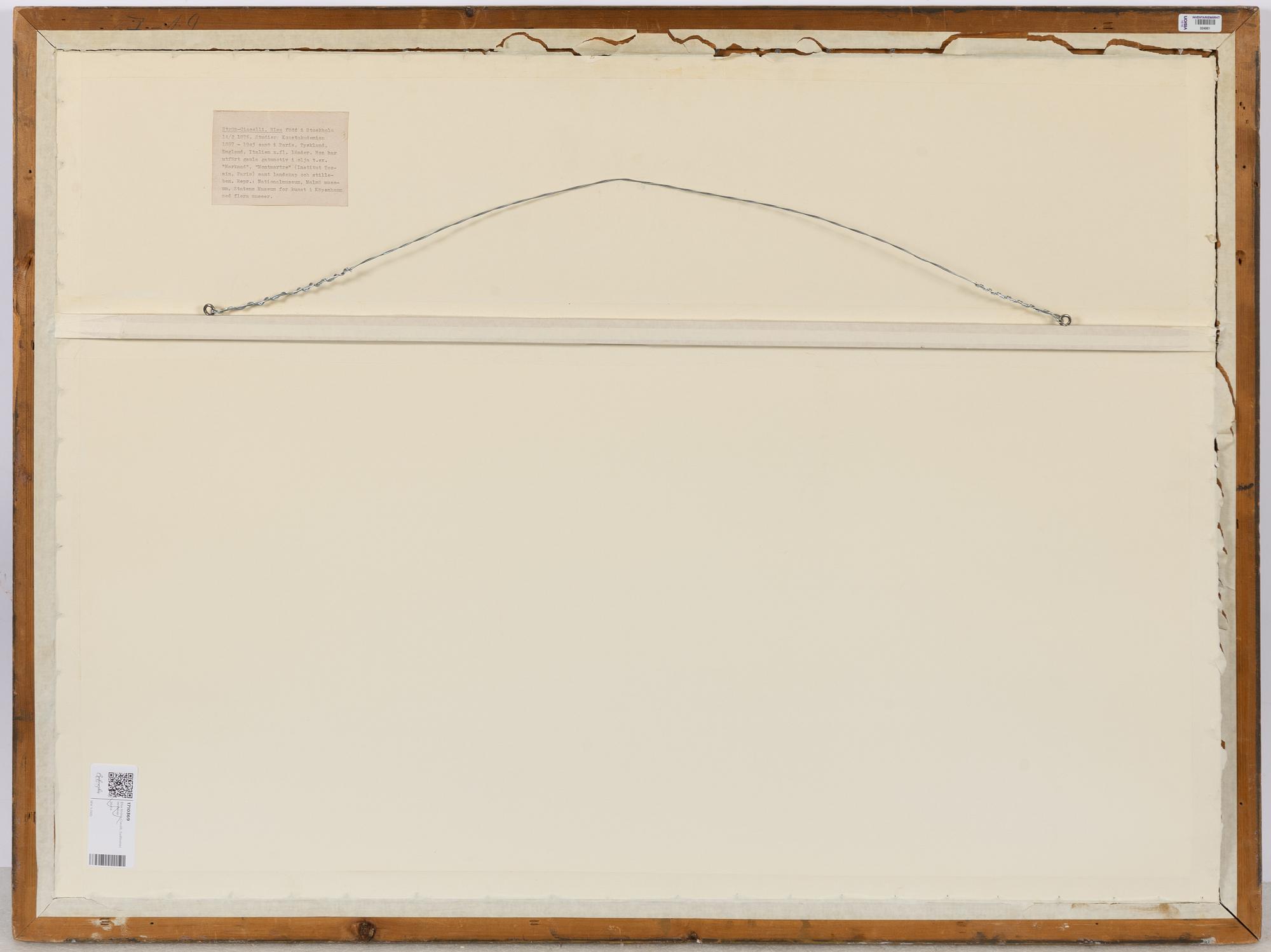 Elsa Ström-Ciacelli, Sydländskt landskap.