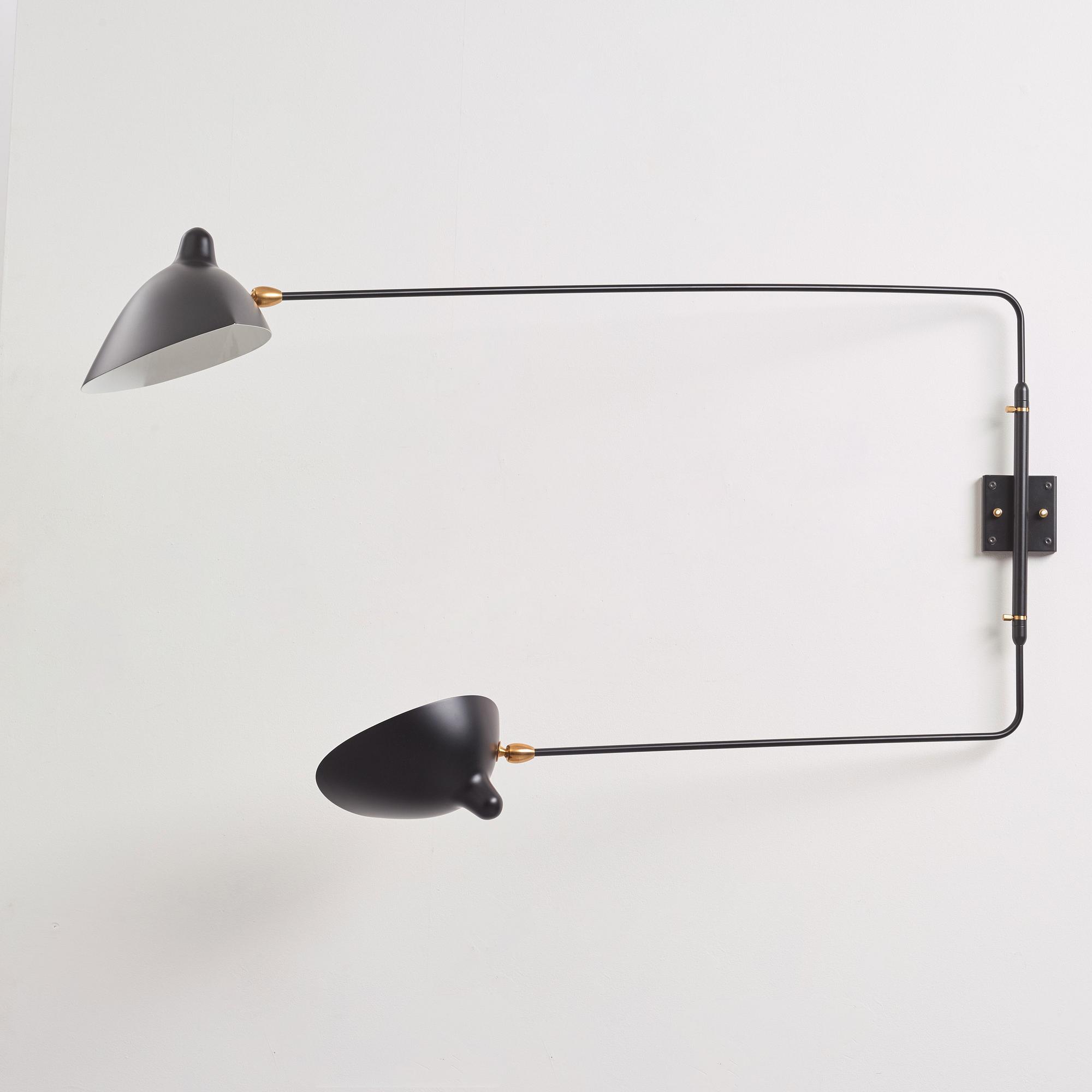Serge Mouille, a wall light, "Applique 2", Edition Serge Mouille, France, 2016.