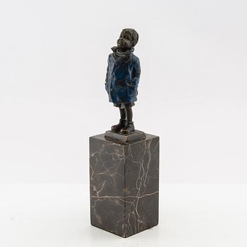 Franz Bergmann, figurin signerad.