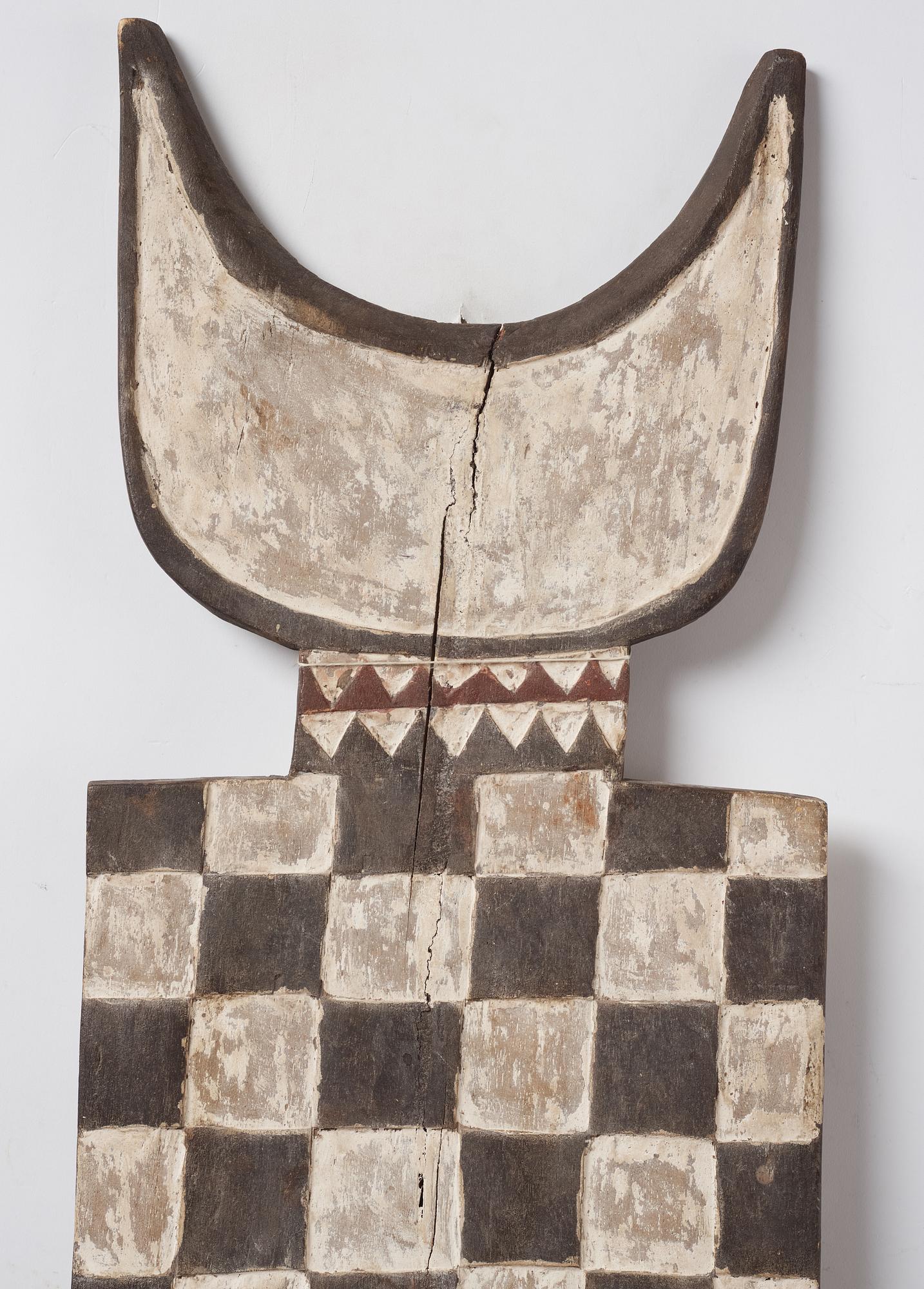 Plankmask, "Nwantantay" enligt uppgift ifrån Bwa, Burkina Faso, 1900-talets andra hälft.