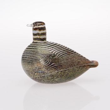 OIVA TOIKKA, LASILINTU, signeerattu Oiva Toikka Nuutajärvi Notsjö.