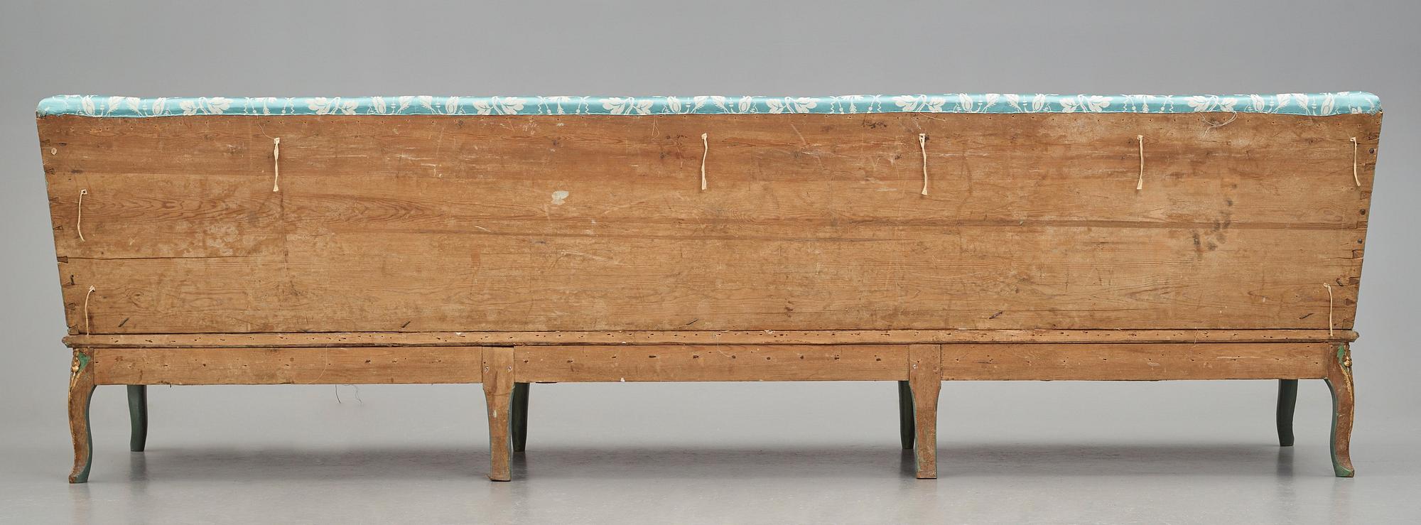 SOFFA, stockholmsarbete, 1700-talets andra hälft, rokoko.