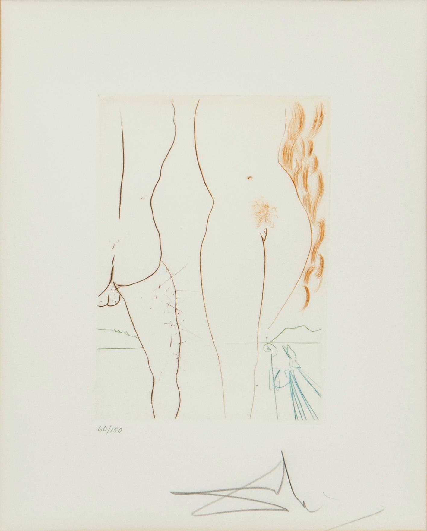 Salvador Dalí, “Le diable en Enfer” from “Le Décameron”.