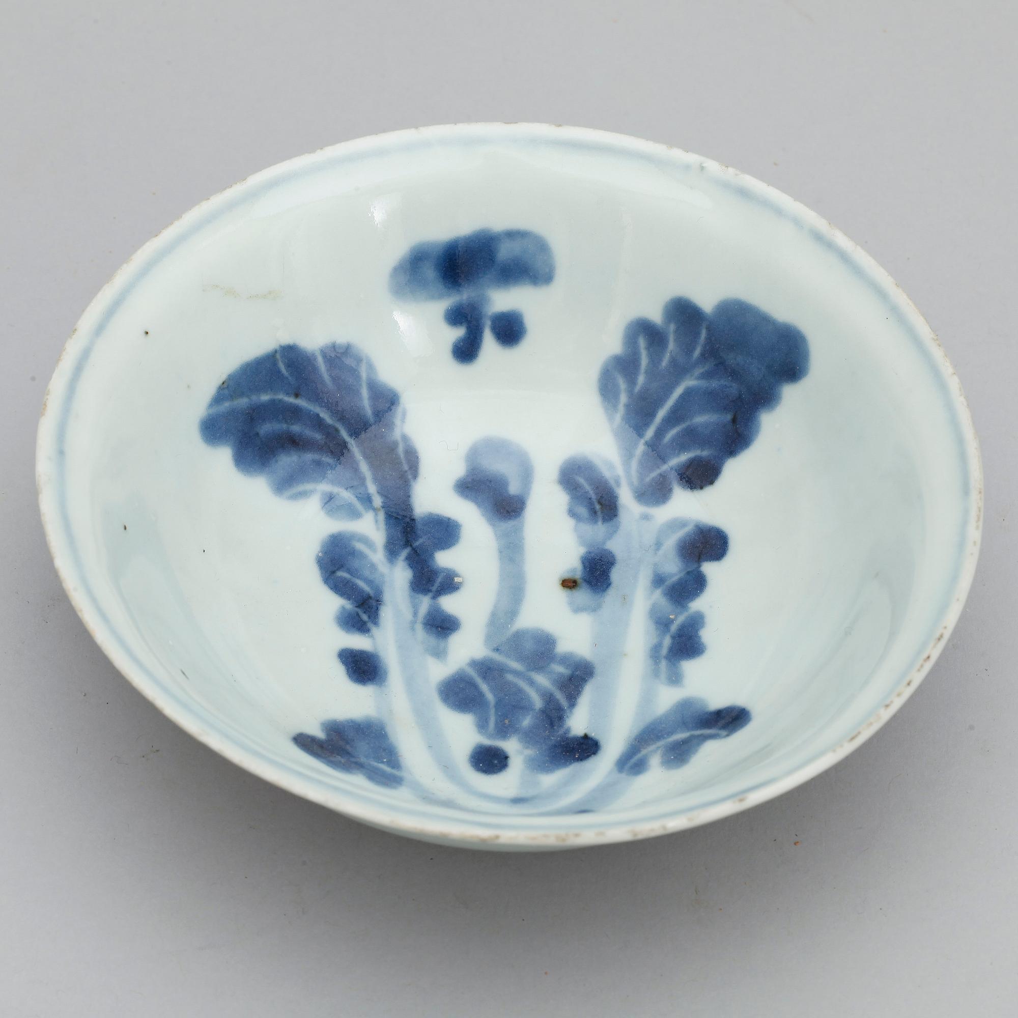 SKÅL, porslin. Ming dynastin, Wanli (1573-1619).