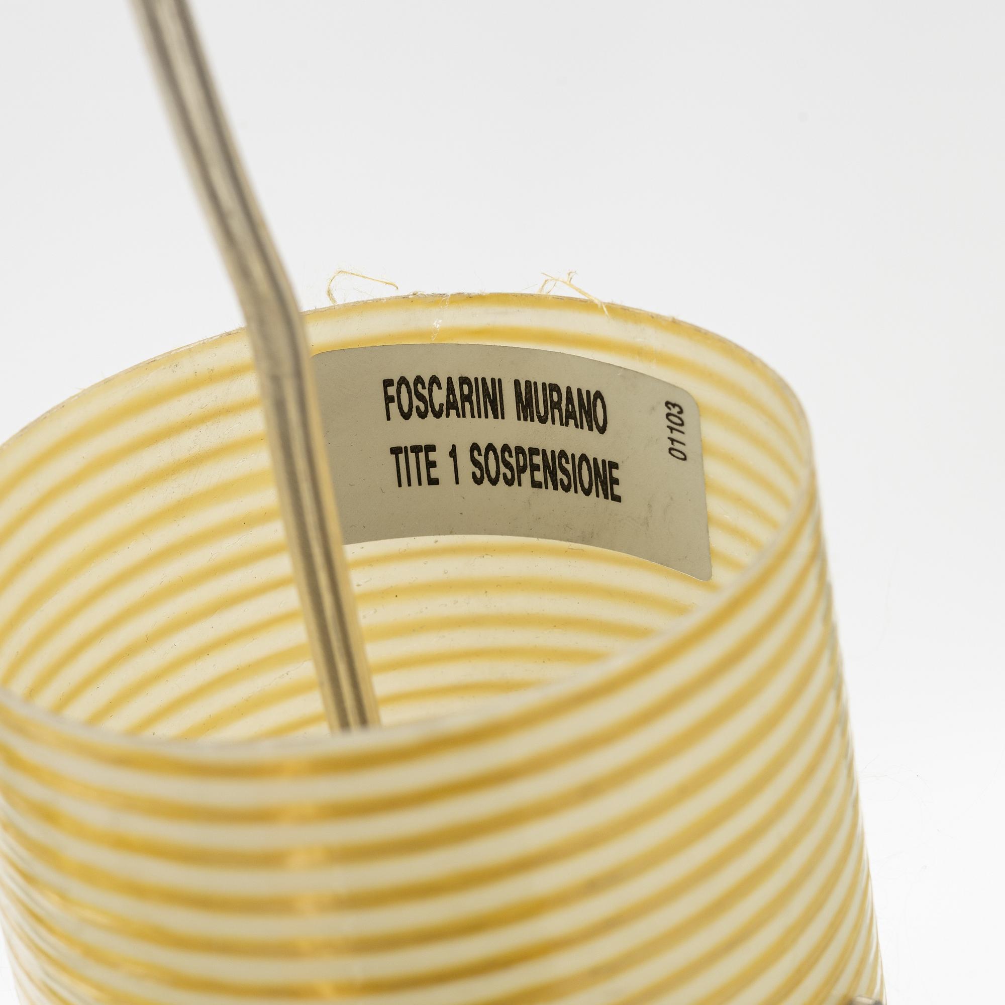 A pair of ceiling lamps by Marc Sadler for Foscarini, Italy, early 2000s.
