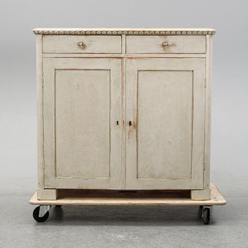 A painted pine sideboard, second half of the 19th Century.