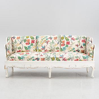 Trågsoffa, Sverige, Rokoko, 1700-talets senare del.