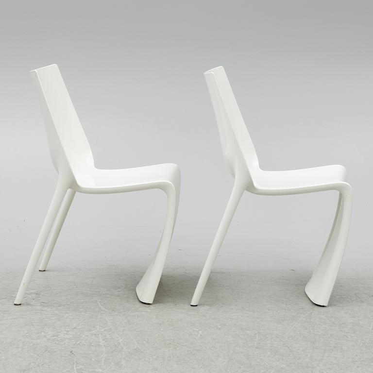 Achirivolto Pedrali, chairs, 6 pcs, "Smart", Italy.