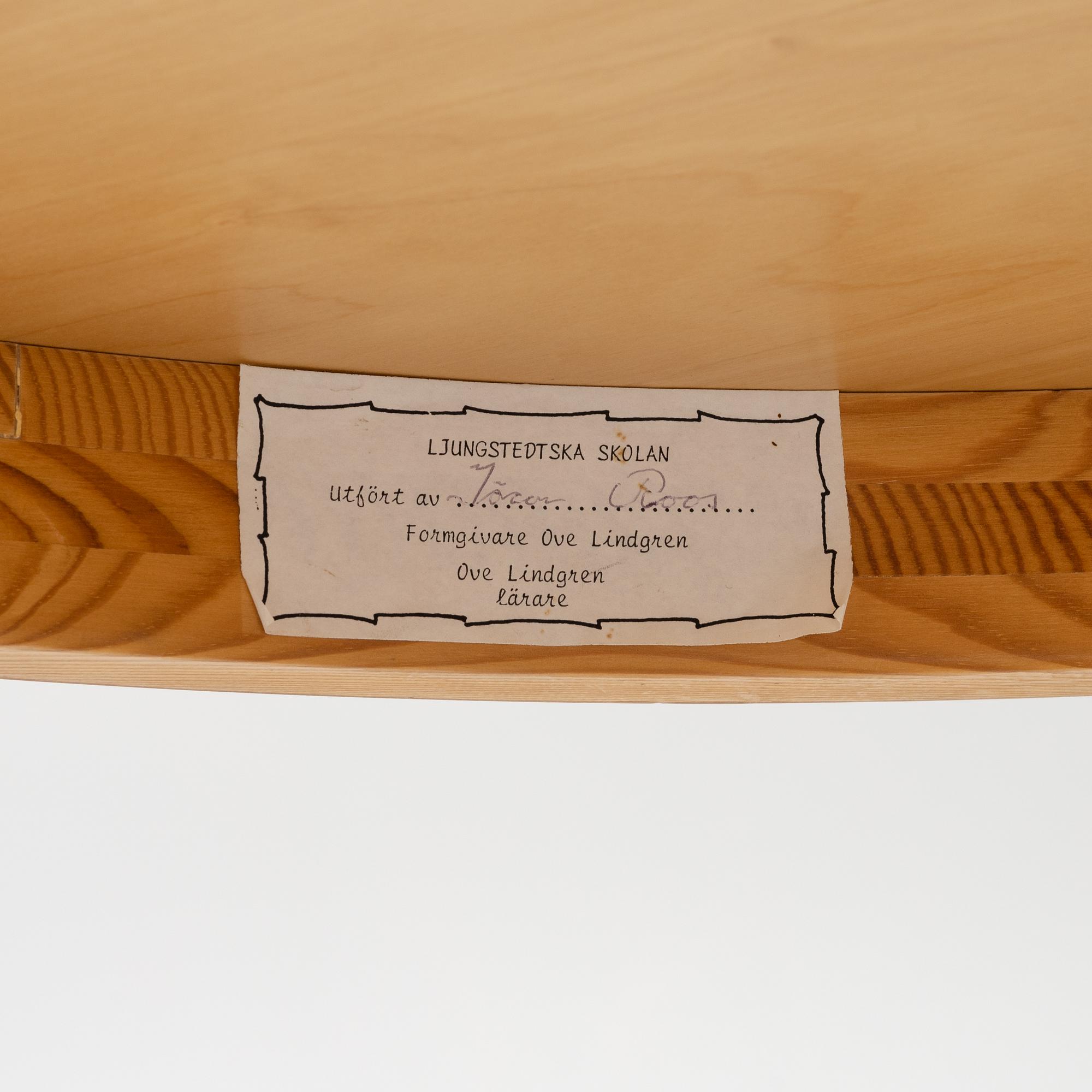 A coffee table, Ljungstedtska Skolan, Sweden, presumably 1980's.