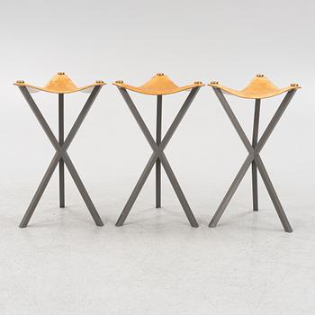 Per Söderberg, three bar stools, 'NEB (No Early Birds)', DIS Inredning, 21st century.