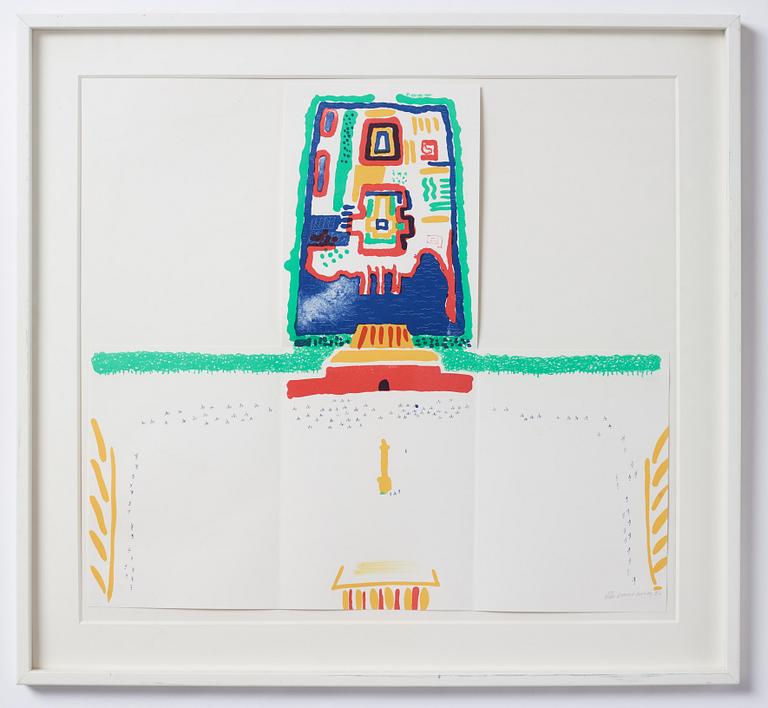 David Hockney, Red Square and the Forbidden City, from China Diary.