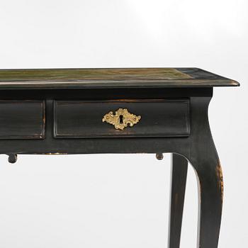A Swedish rococo writings desk in the manner of C. Linning, Stockholm,l later part 18th century.