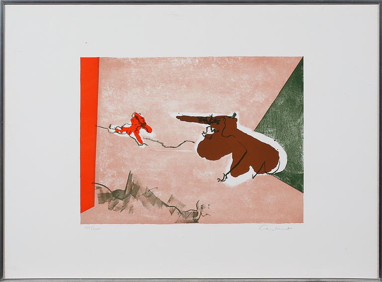 CONSTANT NIEVWENHUYS, färglitografi, signerad och numrerad 102/200.