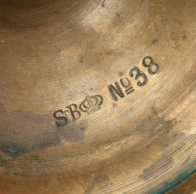 LJUSSTAKAR, 4 st (2+2), Skultuna Bruk, 1800-talets andra hälft.