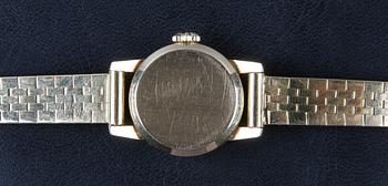 DAMARMBANDSUR, guld 18 K, Longines, totalvikt 26 gram.