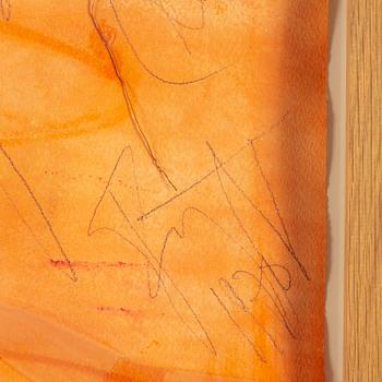 EDDIE FIGGE, mixed media, signed and dated 1970.