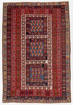 Rug, Caucasian, Ganja, antique, approx. 167 x 114 cm.