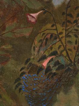 Curt Clemens, Girl by flowers.