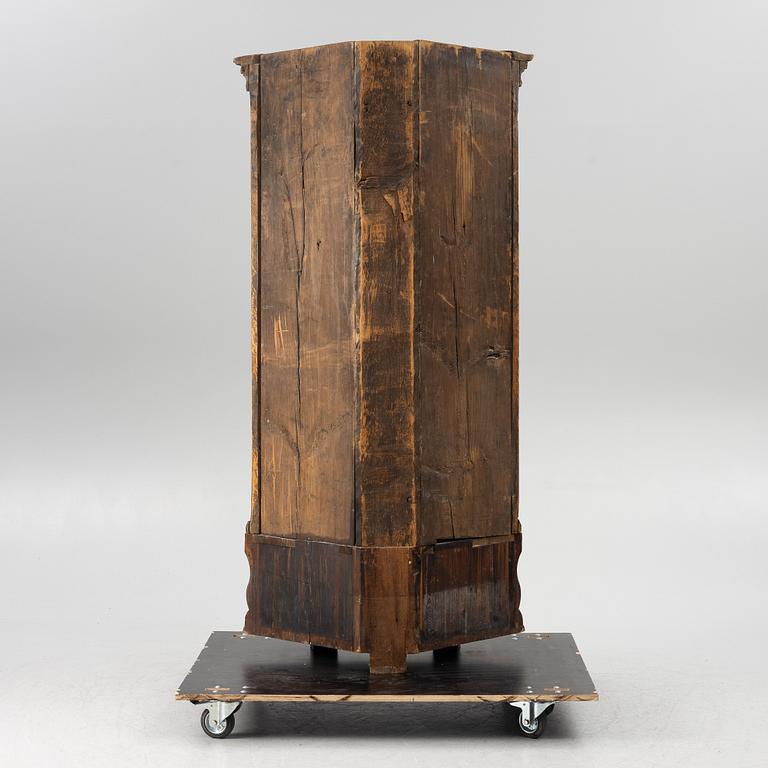 Hörnskåp, barock, 1700-tal.