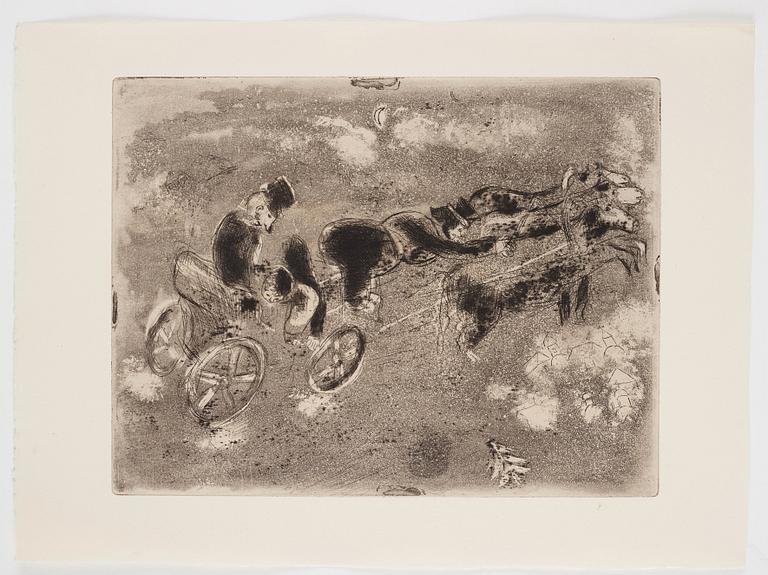 MARC CHAGALL, 71 st etsningar ur upplagan om 285 exemplar på Arches/MBM/J. Perrigot-papper, 1923-1948.