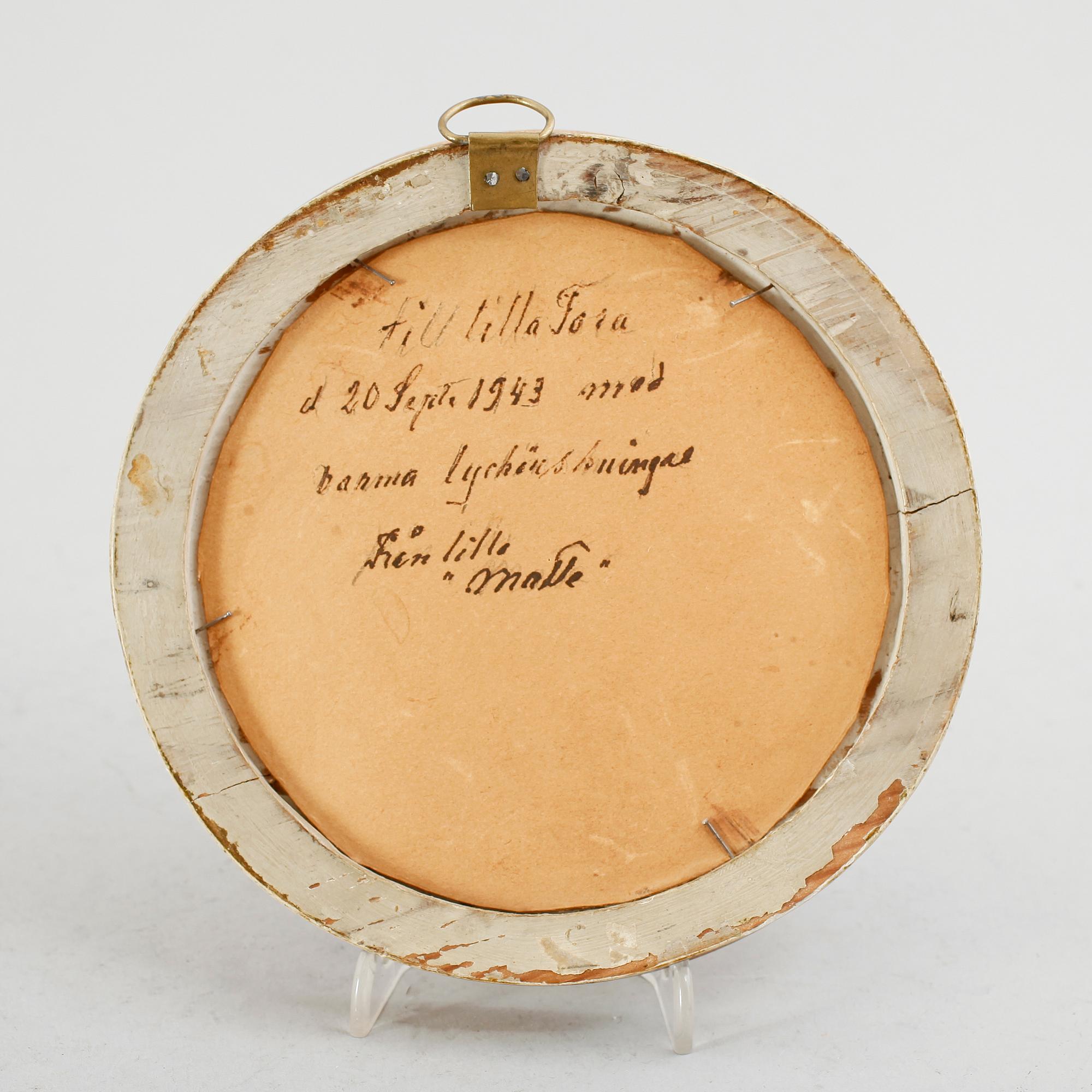 FANNY HJELM, olja på papp, monogramsignerad.