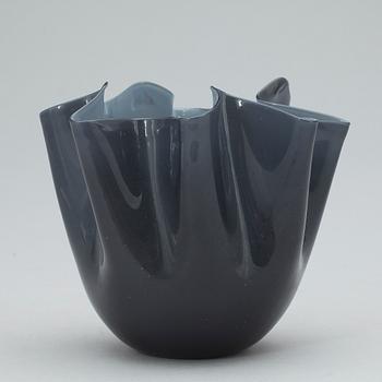 NÄSDUKSSKÅL, glas, Venini, etikettmärkt, 1900-talets mitt.