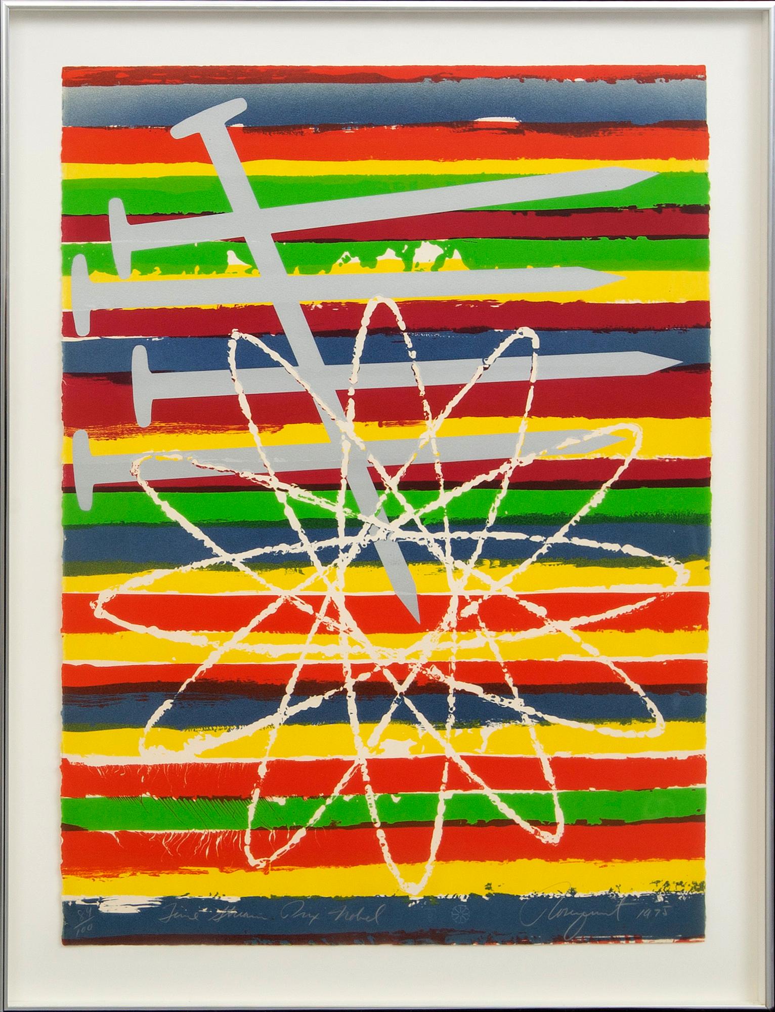 James Rosenquist, lithograph in colors signed dated and numbered 1975 84/100.