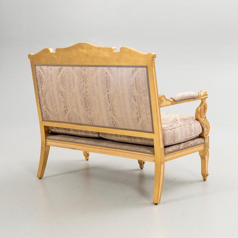 Soffa, empirestil, 1900-talets första hälft.