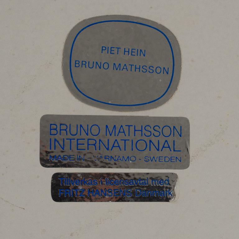 Bruno Mathsson & Piet Hein, matbord, "Superelips", Mathsson International.