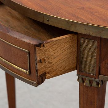 A late Gustavian table, late 18th century.