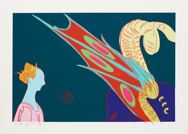 Andy Warhol, "Paolo Uccello, St. George and the Dragon", ur: "Details of renaissance paintings".