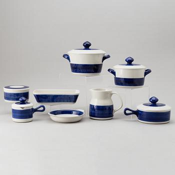 A Hertha Bengtsson 'Koka Blå' part dinner service, Rörstrand, designed 1956 (51 pieces).