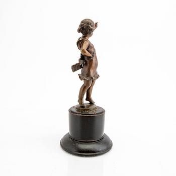 Franz Iffland, a sogned and dated 1890 bronze sculpture.