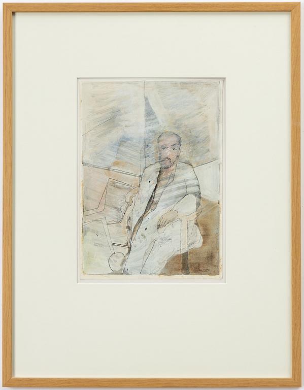 Gunnar Larson, Self-portrait.