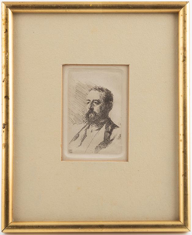 Anders Zorn, "Carl Snoilsky".