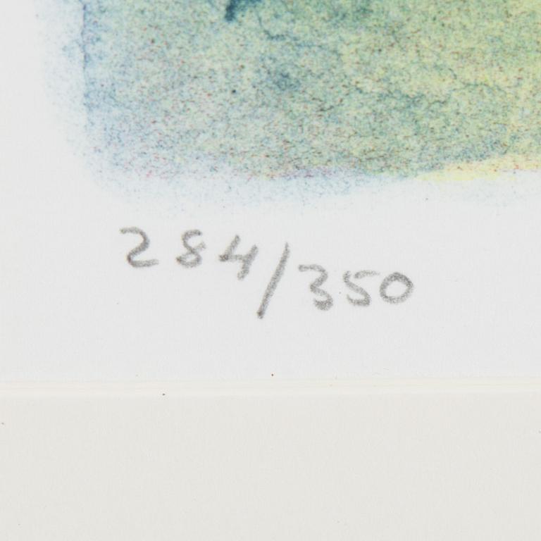 PETER DAHL, lithograph in colors, signed and numbered 284/350.